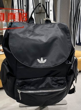 阿迪达斯男女款包2025年夏新可调节翻盖运动双肩背包KC2759-2760