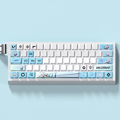 捷风主题键帽热升华原厂侧刻透光适配64/68/87磁轴键盘ez63Ace60