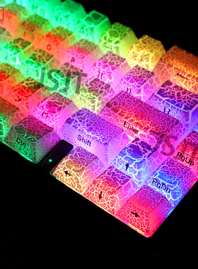 JSJT裂变 2.0透光键帽原厂高度适配61/68/75/87wooting60美加狮68