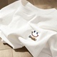 笑脸半袖 海外订单 夏季 t恤男女同款 上衣 外贸出口重磅白色纯棉短袖