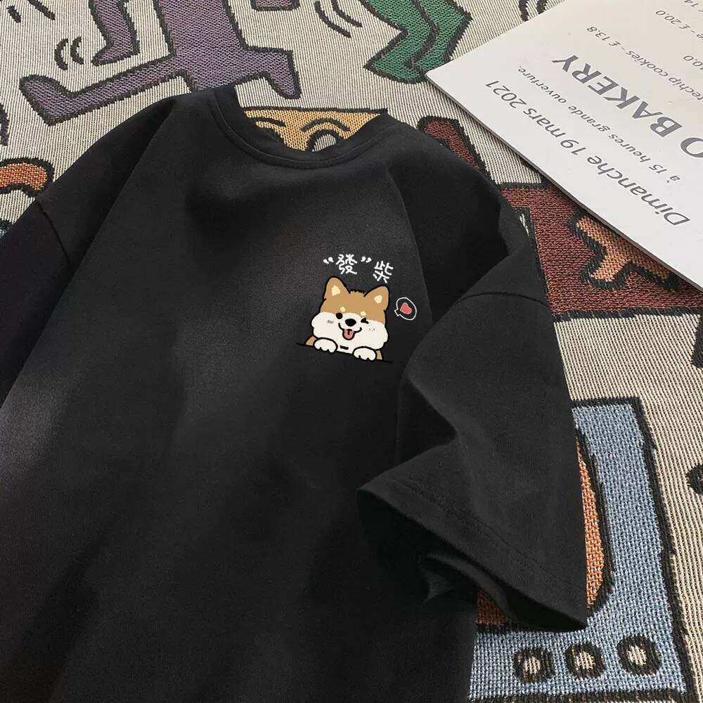 广州十三行外贸出口~原单专柜清仓纯棉短袖t恤男女夏个性半袖上衣