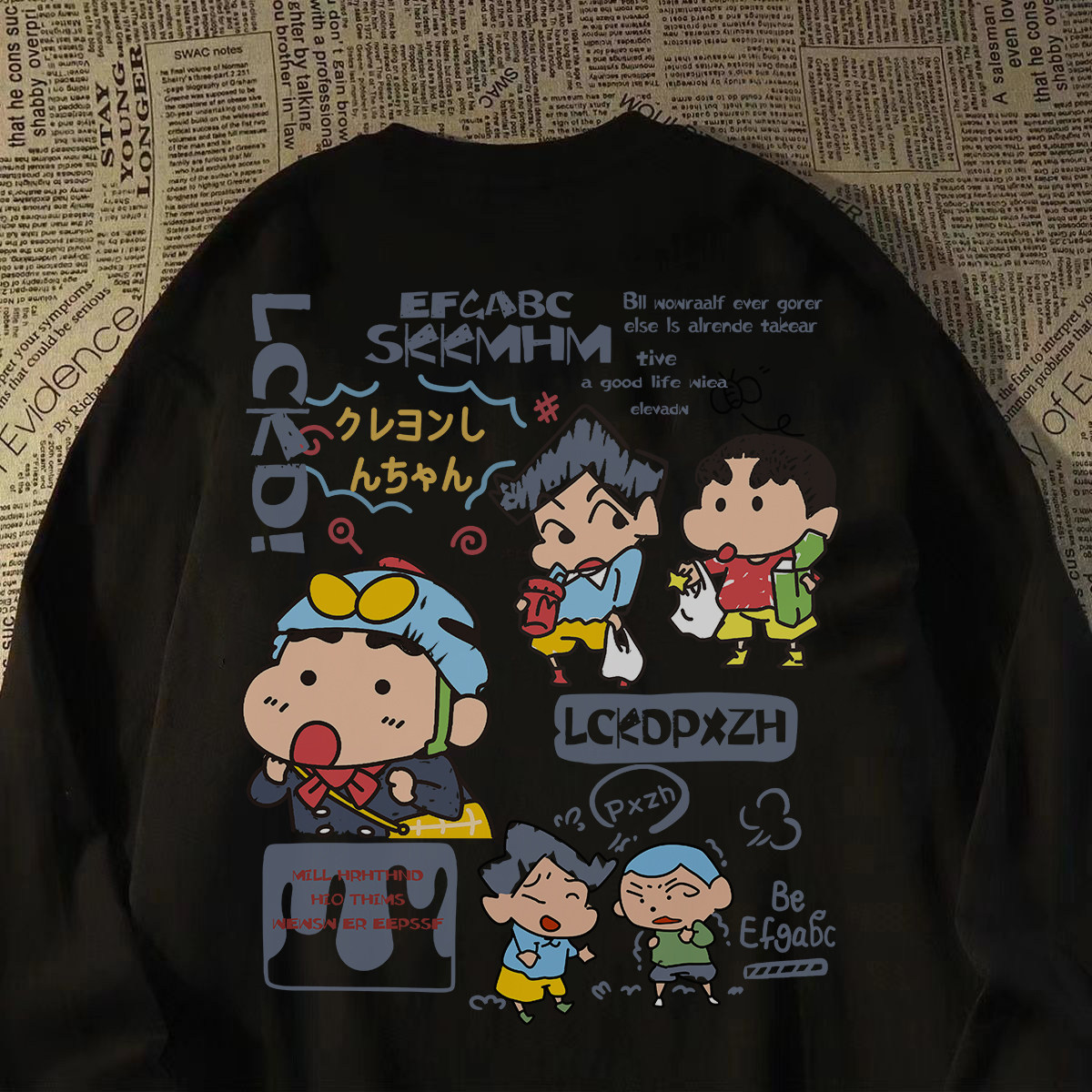 大牌出口外贸~清仓捡漏美式卡通重磅纯棉长袖t恤男女秋冬束口上衣,男装,大码上装,淘宝优惠券,粉丝福利购,淘宝优惠卷