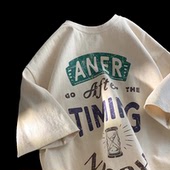 t恤男女百搭上衣 潮牌纯棉短袖 大牌出口外贸专柜撤回清仓捡漏 美式