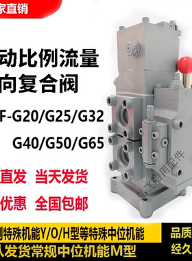 CSBF-G20/25/32/40/50/65液压手动换向阀手动比例流量方向复合阀