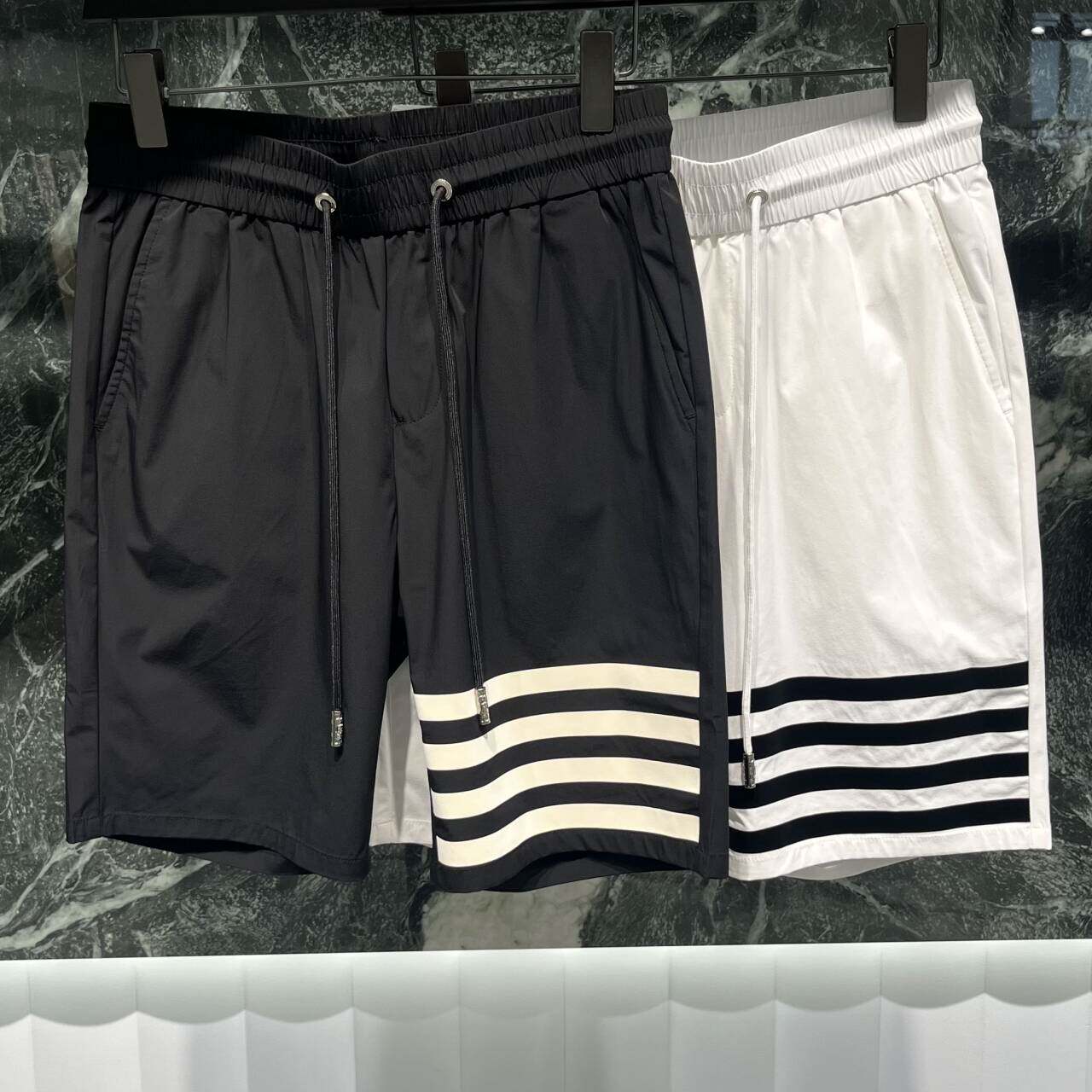 欧洲站夏季男士冰丝休闲短裤薄款