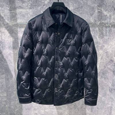 欧货潮牌修身翻领羽绒衬衫轻薄款