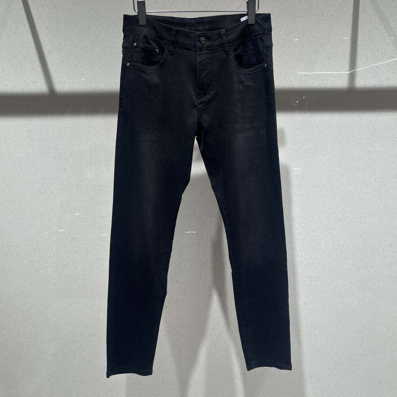 欧货高端春夏季男士牛仔裤小脚修身潮流时尚黑色弹力薄款休闲长裤,男装,牛仔裤,淘宝优惠券,粉丝福利购,淘宝优惠卷