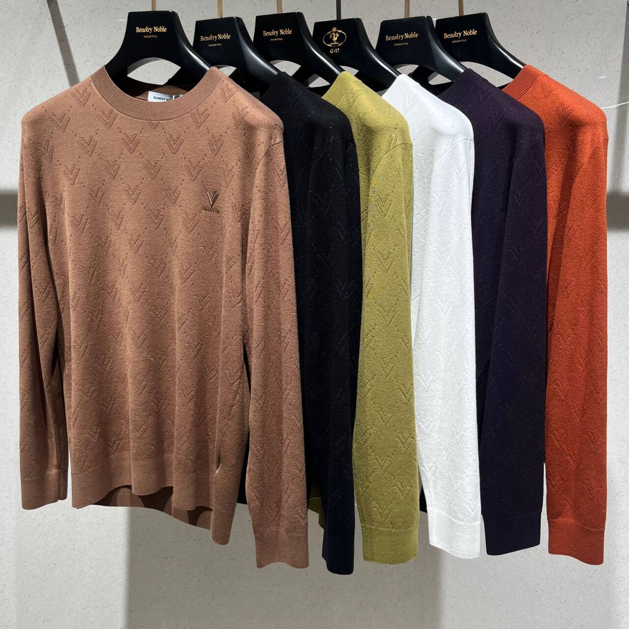 欧货高端秋季男士长袖毛衣薄款