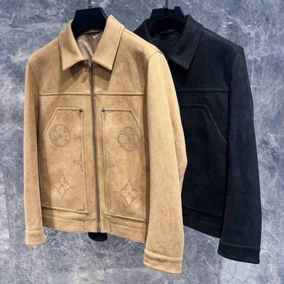 高级感欧货男士长袖翻领外套修身