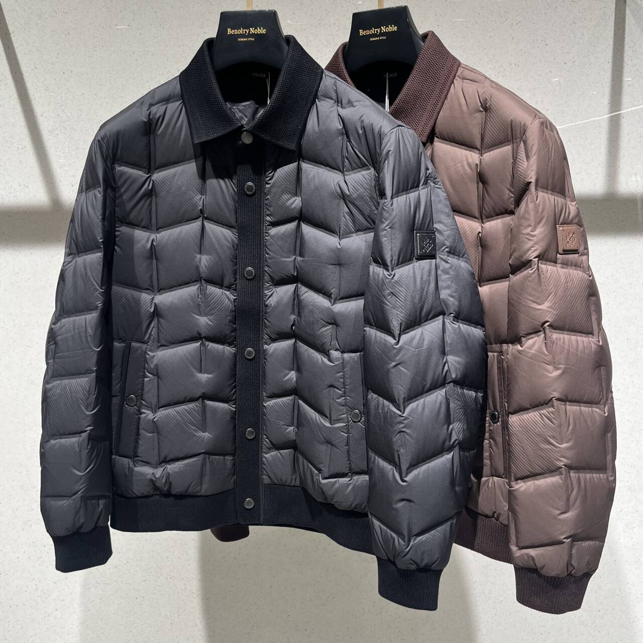 欧货高端秋冬季男士羽绒服轻薄款