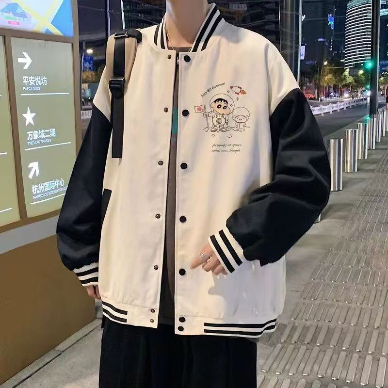 春秋季棒球服棉衣男学生百搭男士棉服男冬季大码棉袄外套男休闲潮