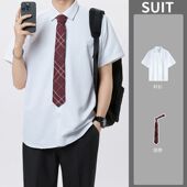 日系学院风DK西服套装 学生毕业照班服徽章JK制服潮 宽松痞帅春秋季