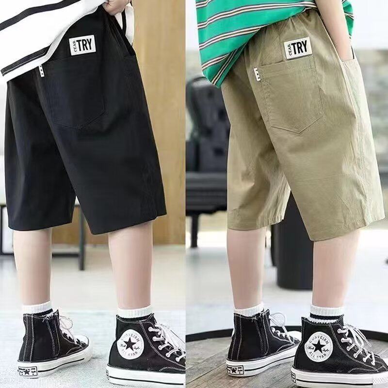 男童夏季五分裤子2023新款休闲裤儿童大童运动短裤春夏薄款男孩潮