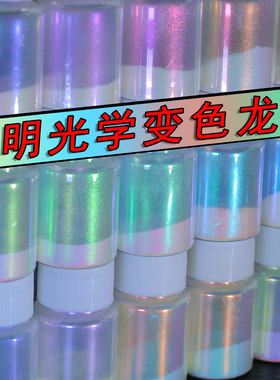 透明光学变色龙粉汽车改色渐变粉