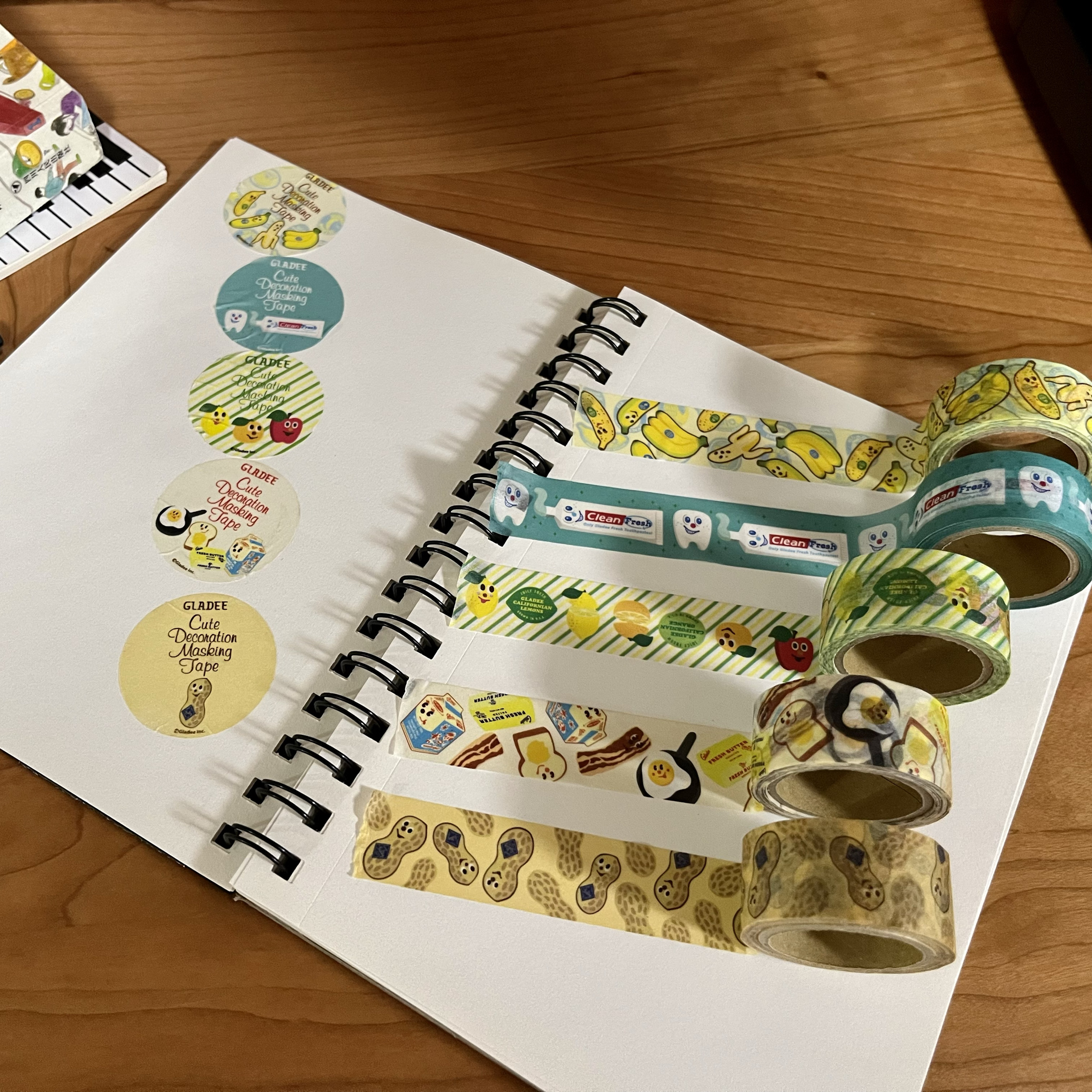 GLADEE日本制和纸胶带好事花生