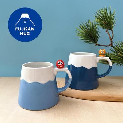 富士山杯日本DECOLE陶瓷马克杯