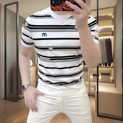 欧货春夏季男士短袖针织衫t恤