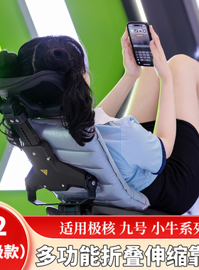 听风时光T2九号极核小牛电动车伸缩折叠护腰后座靠背神器支架通用