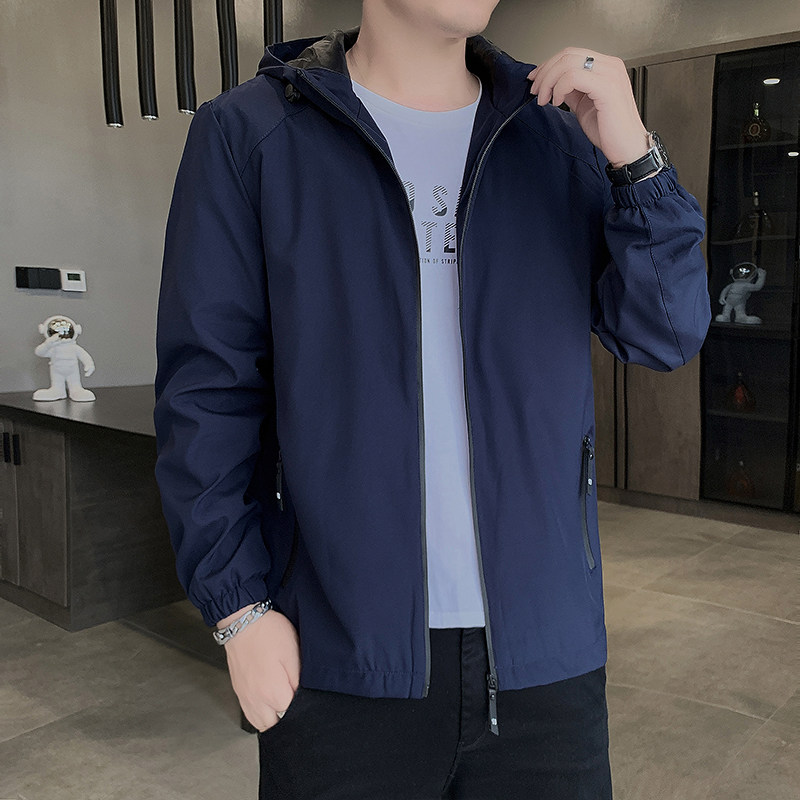 2024春秋新品店主风棒球服日系休闲连帽夹克男潮流外套 JK201-p65图片