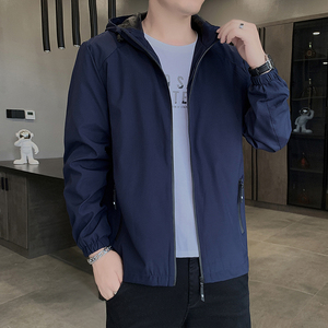 2024春秋新品店主风棒球服日系休闲连帽夹克男潮流外套 JK201-p65图片