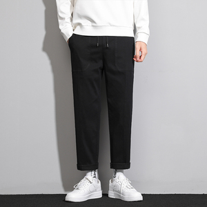 2021跑量款纯色全棉新款春秋男休闲裤工装裤长裤,男装休闲裤,星座222