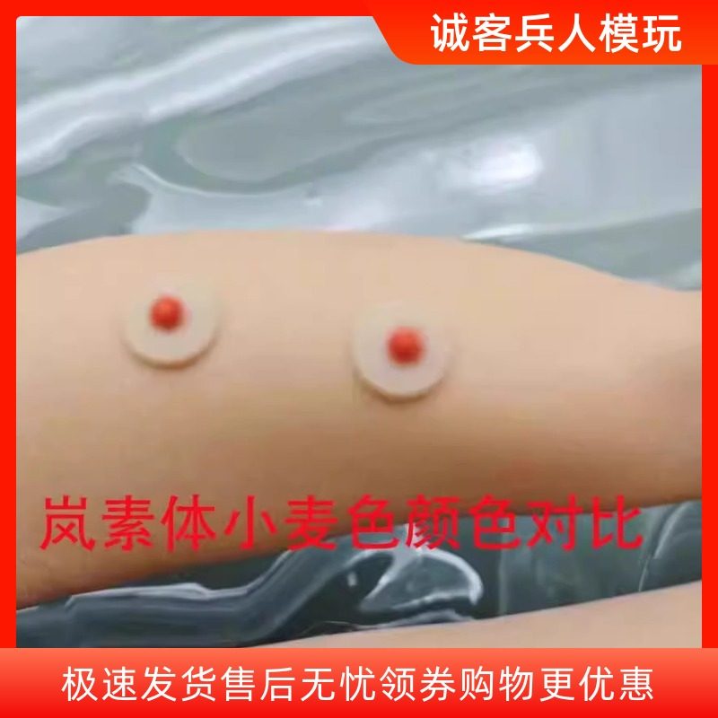 1/6女兵人胸贴胸部替换件适合TBL岚女其它素体自D12寸女人偶配件