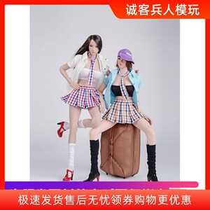 百褶裙学生装校服现货