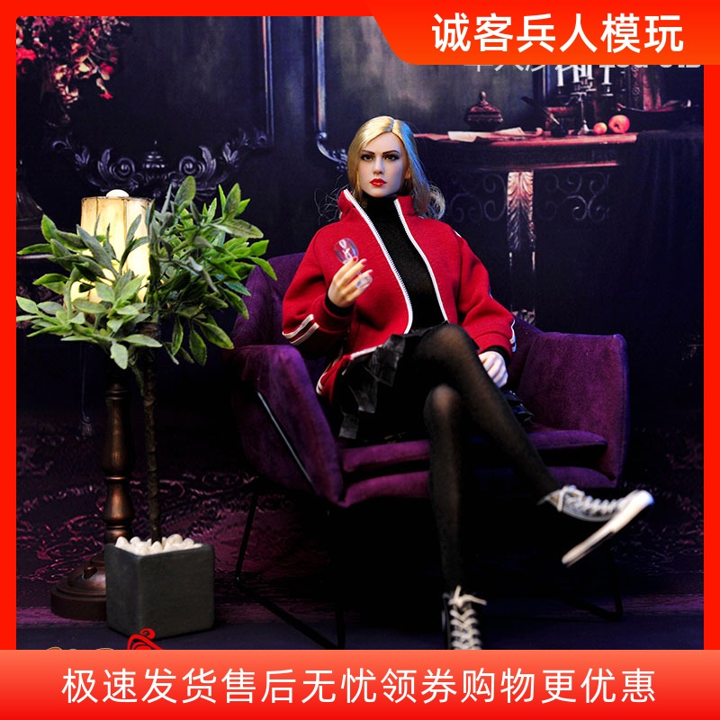 1/6兵人布艺沙发沙发模型公仔兵