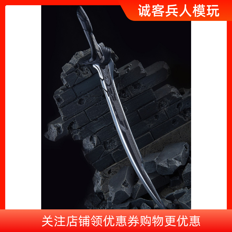 现货 86TOYS手工坊 1/6兵人刀模型 TY-002合金大马士革武器模型-封面