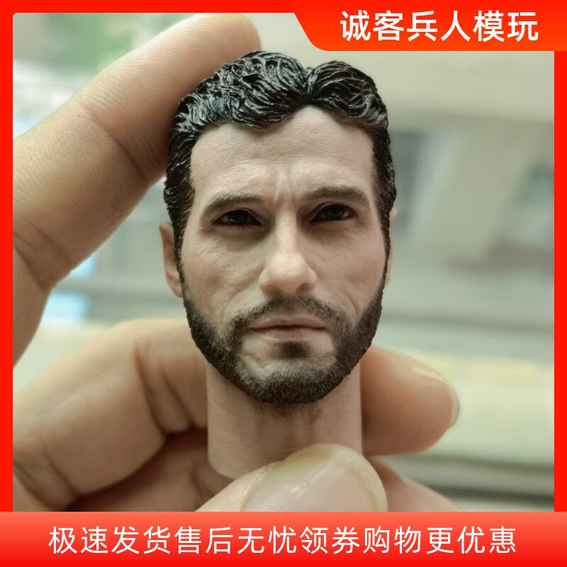 现货1/6兵人 碧海狼群U型潜艇艇长头雕模型 使用无脖素体