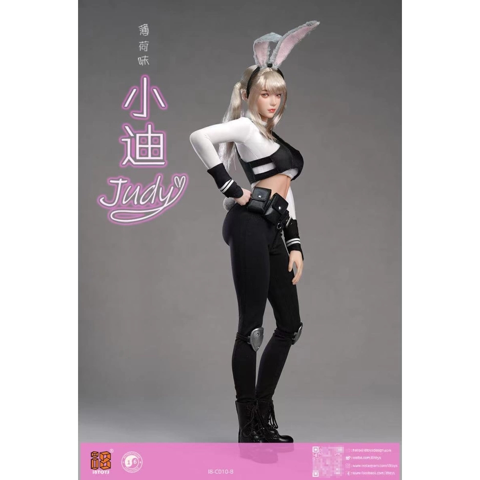 预售 i8toys 1/6  I8-C010 薄荷味 小迪 Judy 兔子女警 马面裙