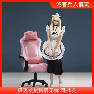 现货 1/6女兵人露背女仆装 JO24X-01 适用12寸可动包胶素体 模型