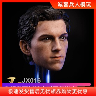 JXtoys 1/6兵人蜘蛛人头雕小虫 头雕