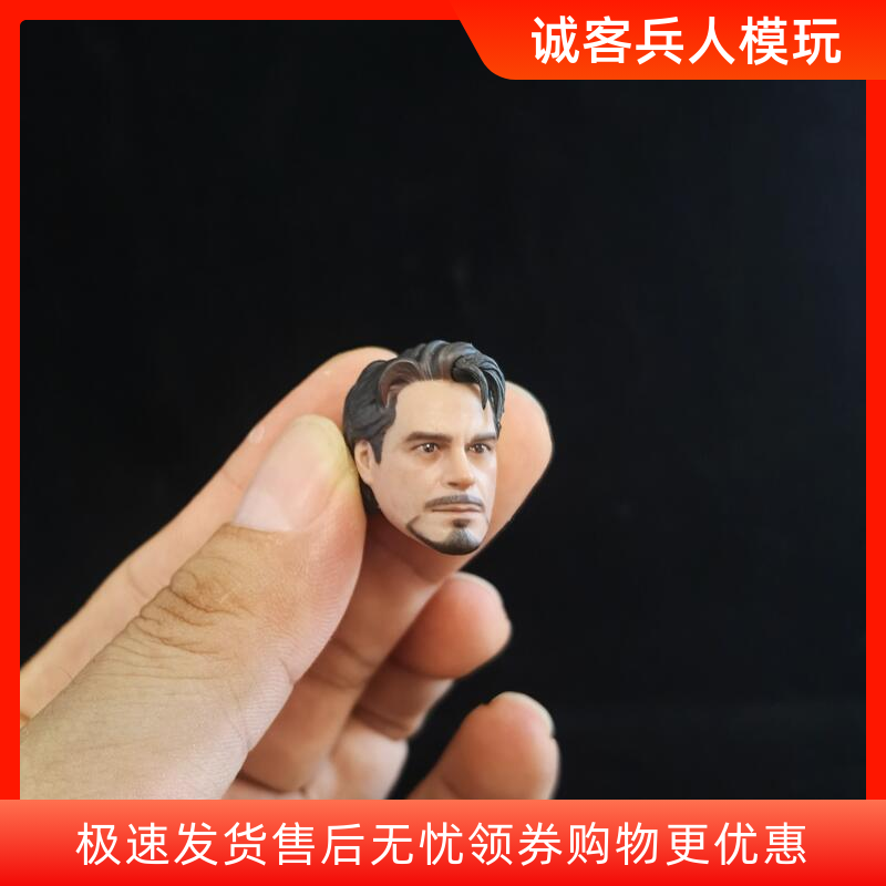 现货1/12兵人头雕模型托尼头雕