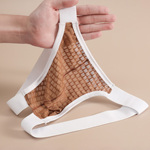 内裤男士 网纱透明透气 双丁裤头男生提臀性感个性免脱低腰丁字裤