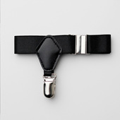 大宫腿饰大腿环丝袜夹小腿袜扣JK腿环男士 防下滑袜夹扣 吊袜带正装