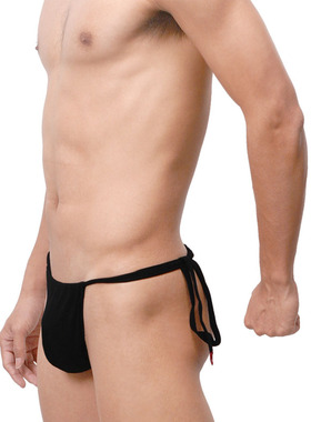 日式绑带丁字裤男士性感相扑大码胖子单丁裤低腰棉质六尺裤T裤