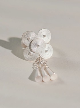 原创设计贵州苗族手工新中式戒指