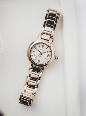 卡西欧手表女SHE-4531CG-7A/D-7A蓝宝石玻璃镜面防水石英女士腕表