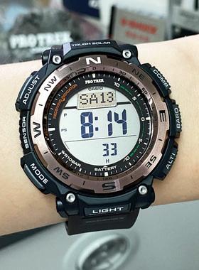 卡西欧手表男PROTREK PRW-3400Y-5/PRW-35Y-2/3B太阳能电波登山表