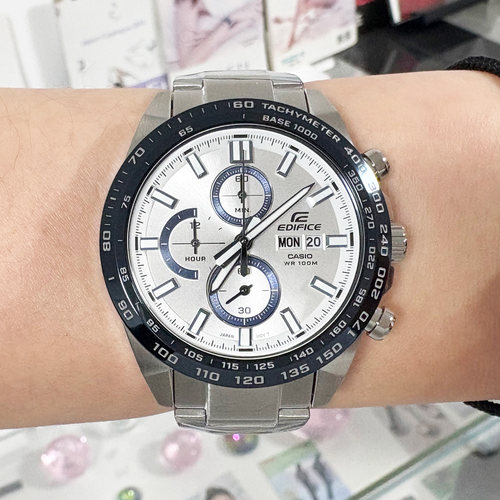 卡西欧手表男时尚商务防水石英表皮带EFR-574BL-1A/574DC-2/DE-7A