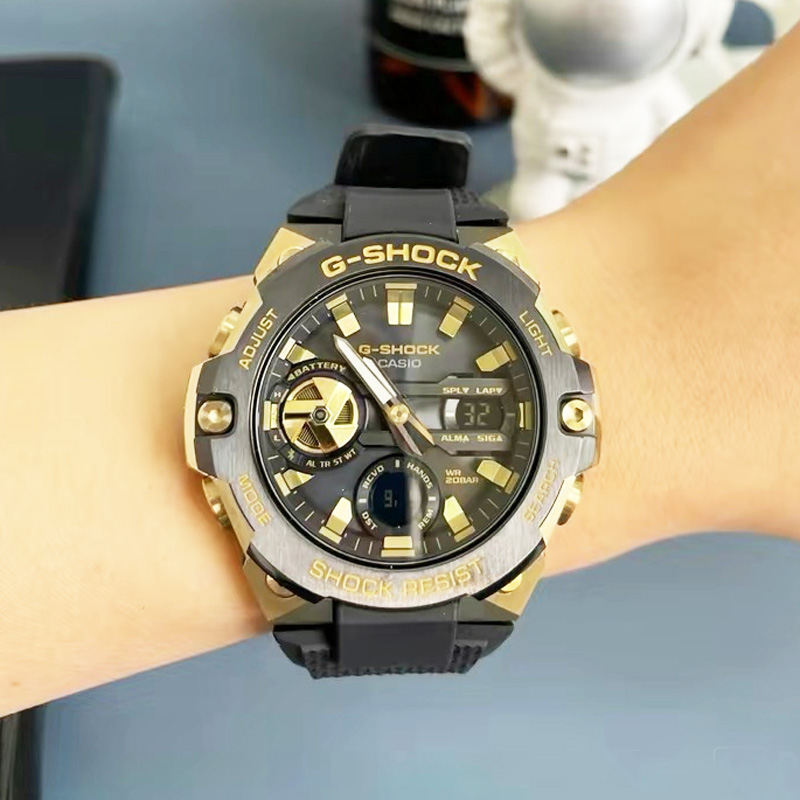 卡西欧手表男GST-B400GB-1A9黄金时代太阳能蓝牙运动腕表钢铁之心 - 封面