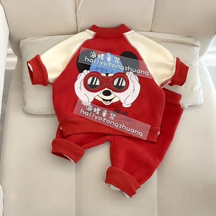 2025秋冬季新款宝宝保暖套装加绒无骨套装秋冬外穿衣服,童装/婴儿装/亲子装,套装,淘宝优惠券,粉丝福利购,淘宝优惠卷