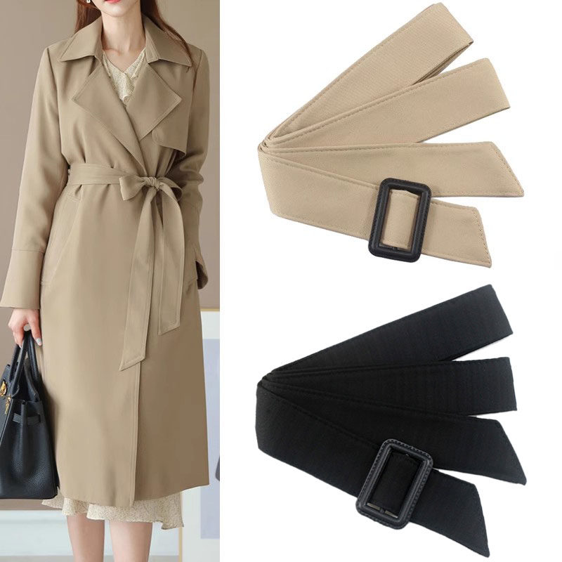 风衣腰带女简约百搭布料带大衣外套装饰高级绑带束腰腰封配件袖带