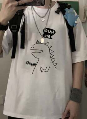小恐龙学生ins潮流春夏款短袖t恤