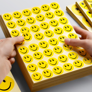 儿童奖励贴纸笑脸贴表扬贴小学生幼儿园大号表情包小号贴画教师用专用卡通可爱一年级宝宝水果装饰小图案哭脸