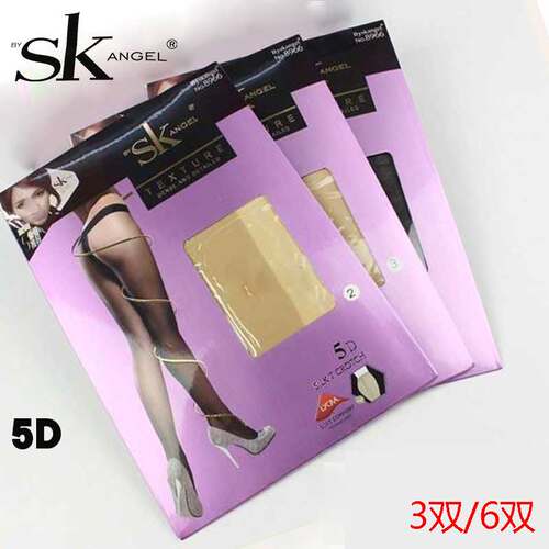 6双sk丝袜夏低腰t裆5d脚尖sk8966