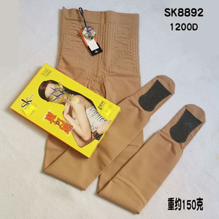 SK8892魔力翘打底连裤 袜春秋薄1200D收腹提臀脚底防滑女袜秋冬袜