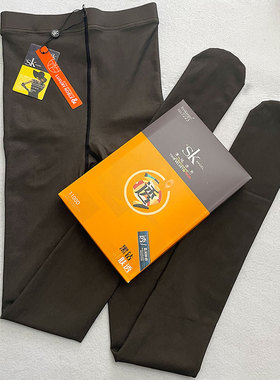 SK正品1100D春秋薄款透肤光腿神器打底裤袜 美腿黑钻假透肉连裤袜