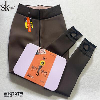 SK7233秋冬富美夜皇后黑透打底裤